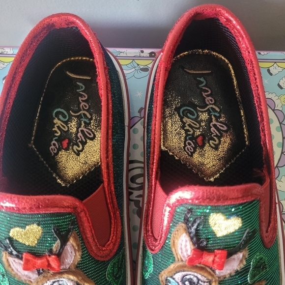 Irregular Choice Christmas Dash Sneakers, VGUC, Size 36 - Picture 3 of 11
